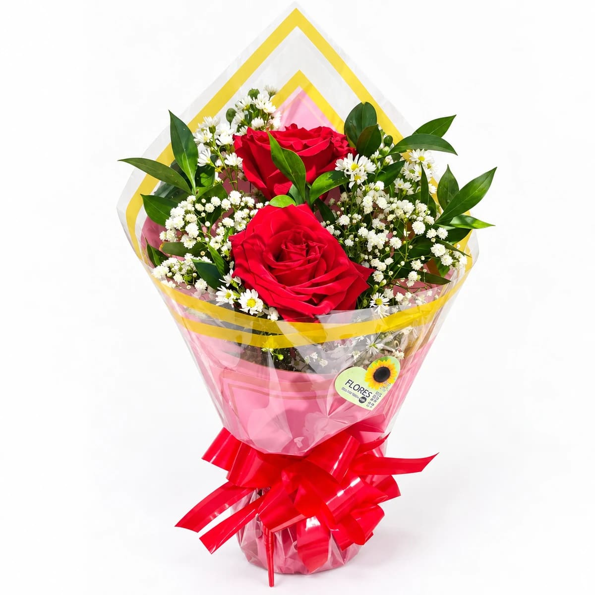 Buquê com 2 Rosas Importadas
